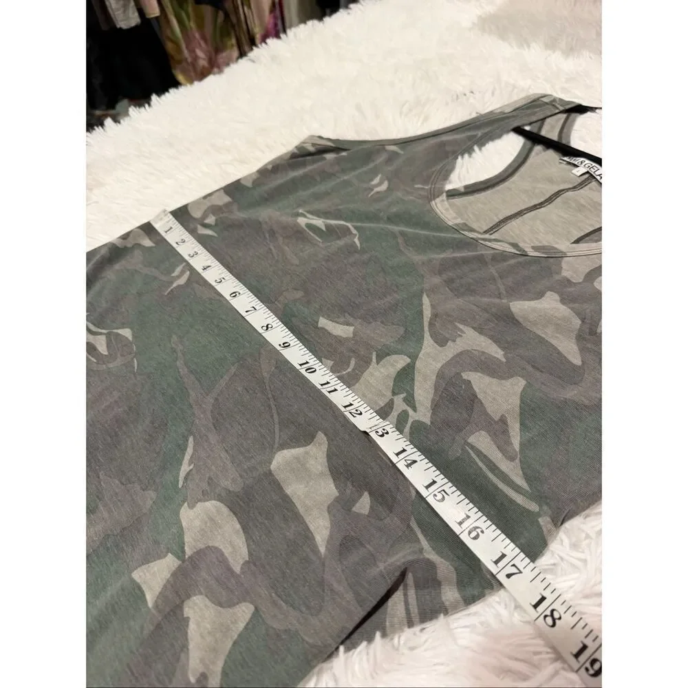 Pam & Gela Racerback Cotton Mini Dress in Camo Large - Picture 4 of 7